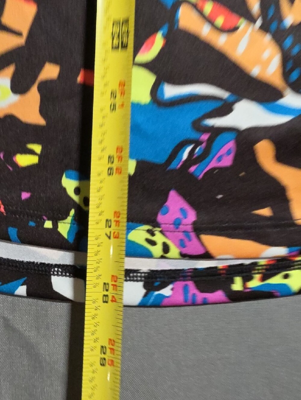 tek gear Black Tank Top with Neon Splash Print - Picture 5 of 6